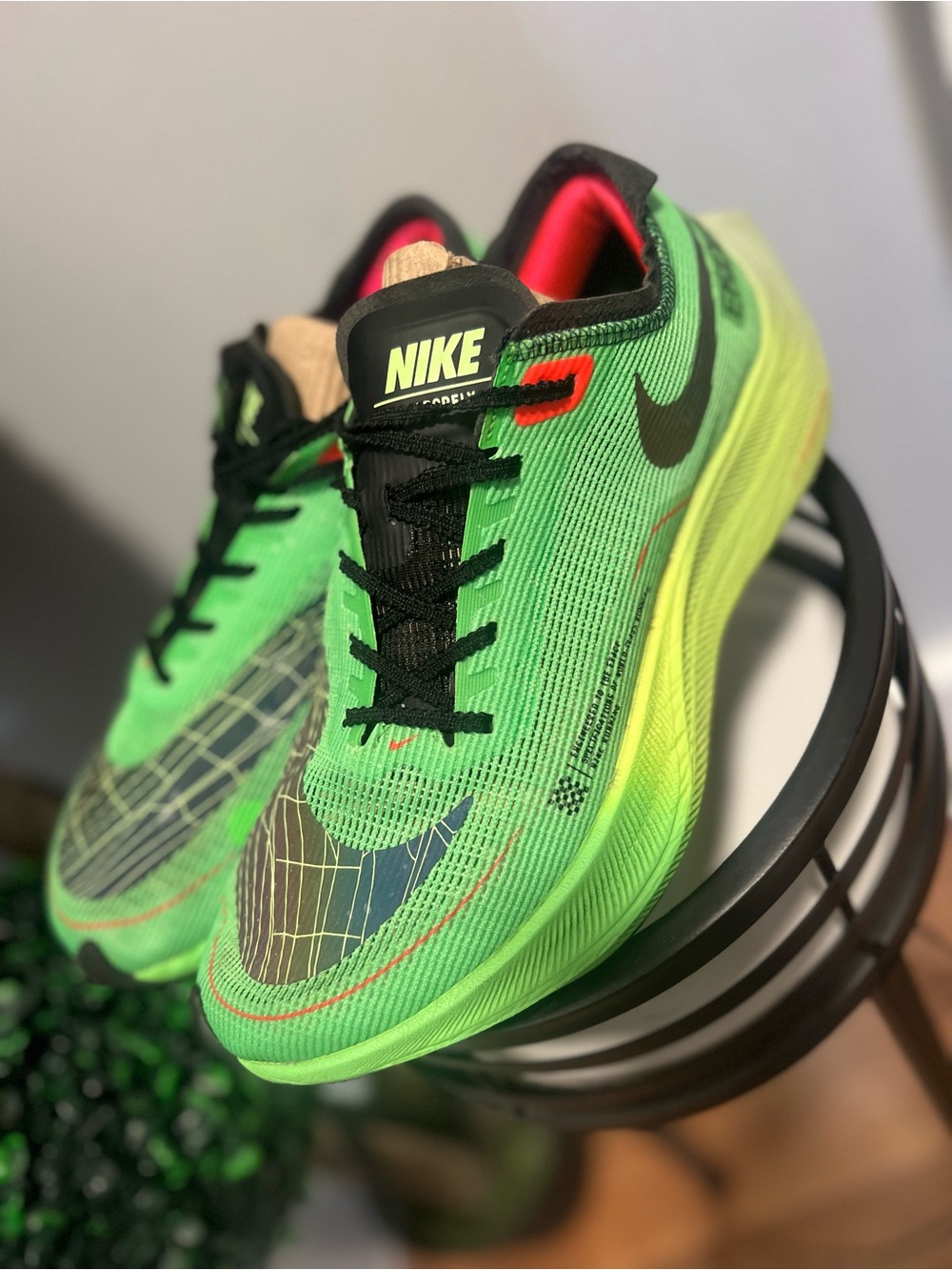 Nike Kids Neon Green & Black Running Sneakers
